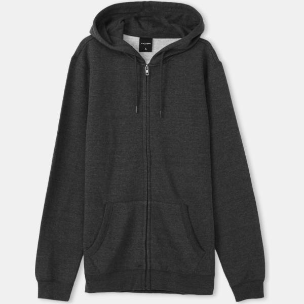 felpe con cappuccio Calliope nero tinta unita