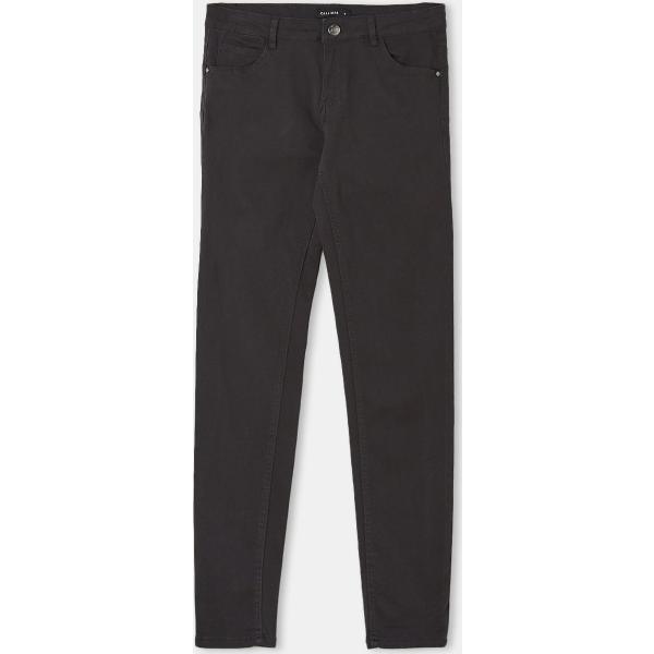 pantaloni skinny Calliope marrone tinta unita