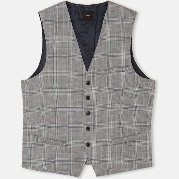 gilet Calliope grigio principe di galles