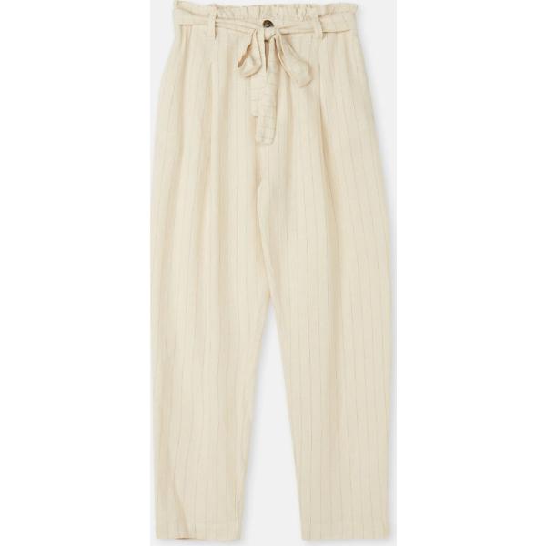 pantaloni Calliope bianco a righe