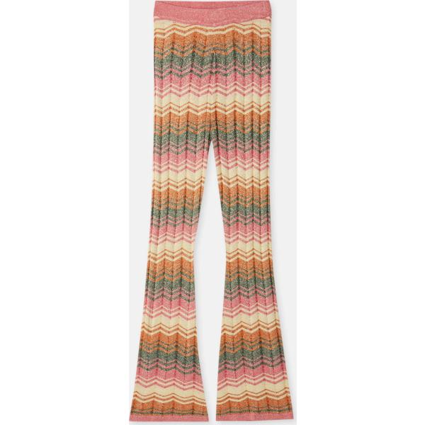 pantaloni Calliope marrone a fiori