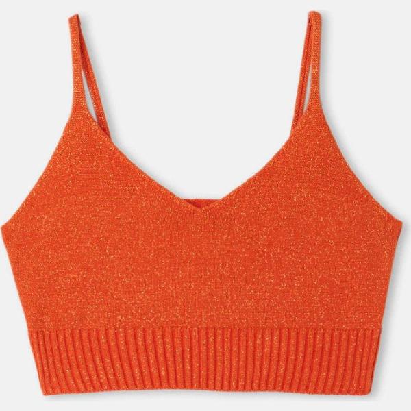 top Calliope rosso a fiori