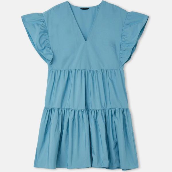 vestiti corti Calliope blu