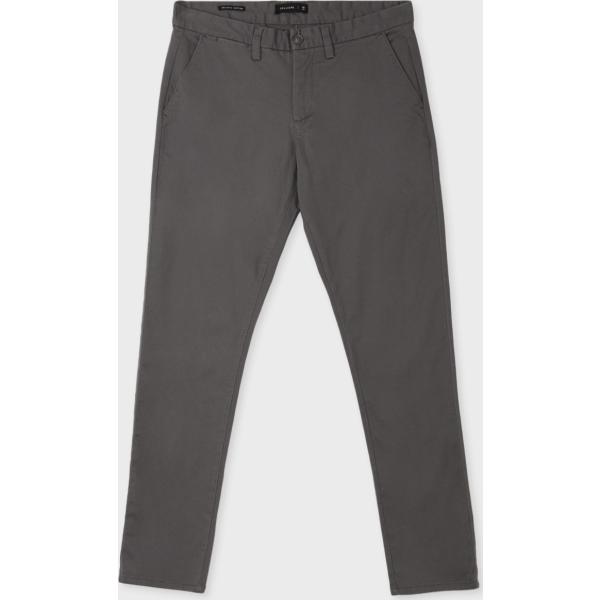 pantaloni chino Calliope grigio tinta unita