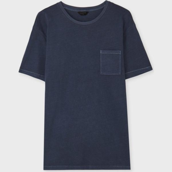 t-shirt Calliope nero tinta unita
