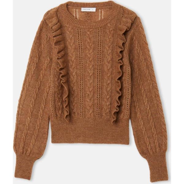 pullovers Calliope marrone tinta unita