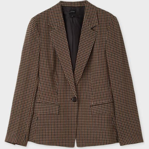 blazer Calliope marrone a quadri
