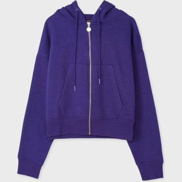 felpe con cappuccio Calliope viola tinta unita