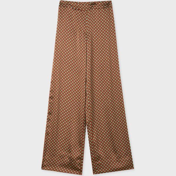 pantaloni a palazzo Calliope marrone