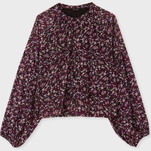 camicie Calliope marrone con stampe