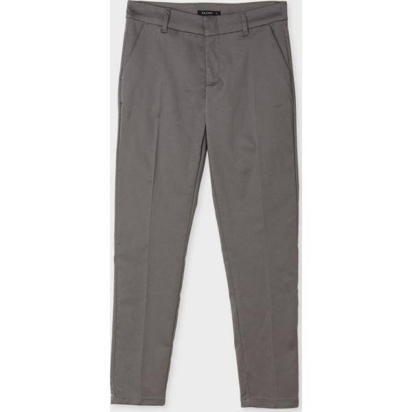 pantaloni Calliope grigio tinta unita