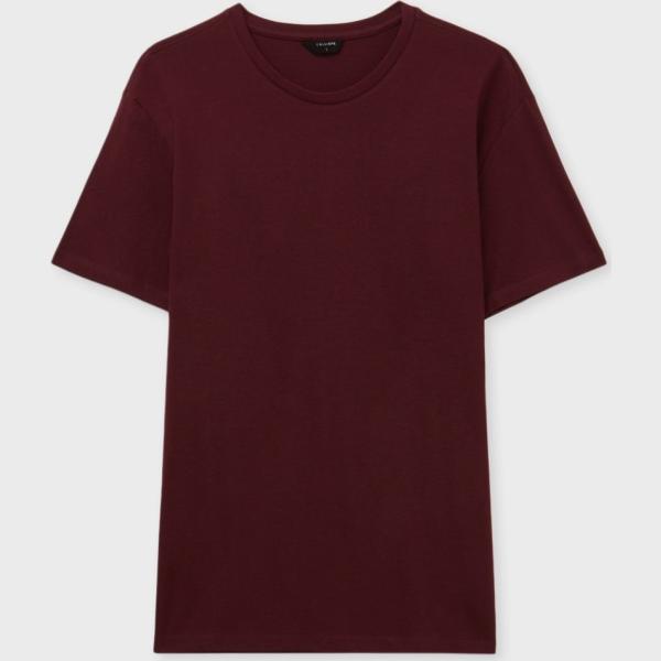 t-shirt Calliope marrone tinta unita