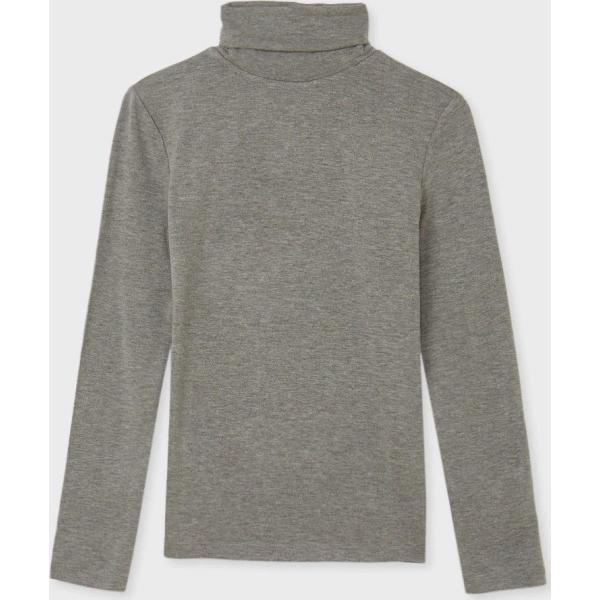 t-shirt Calliope grigio tinta unita