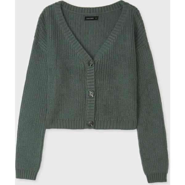 cardigans Calliope grigio tinta unita