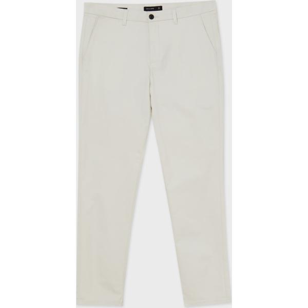 pantaloni chino Calliope bianco tinta unita