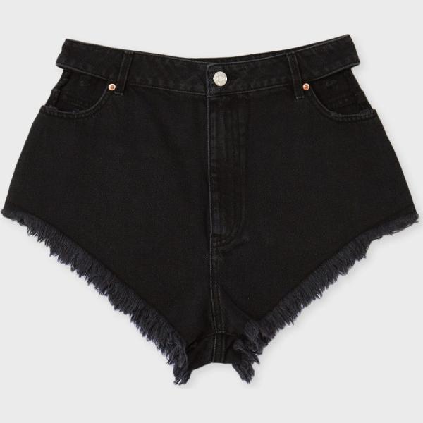 shorts Calliope nero tinta unita