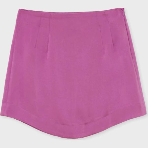 minigonne Calliope rosa tinta unita