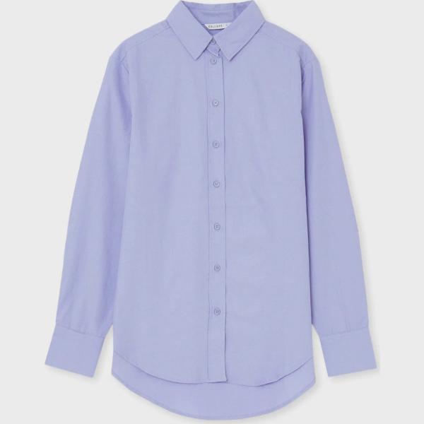 camicie Calliope viola tinta unita