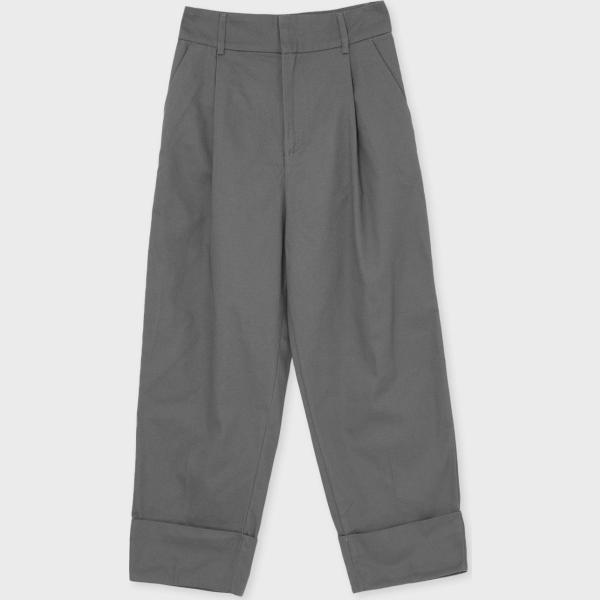 pantaloni Calliope grigio tinta unita