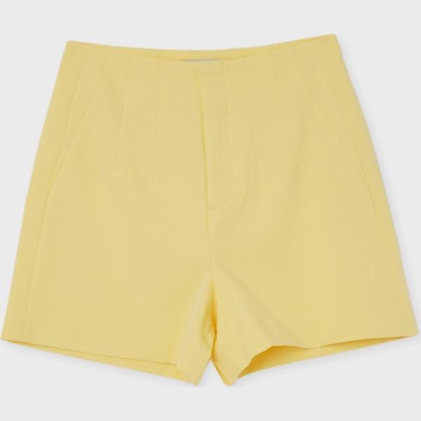 pantaloni corti Calliope marrone tinta unita
