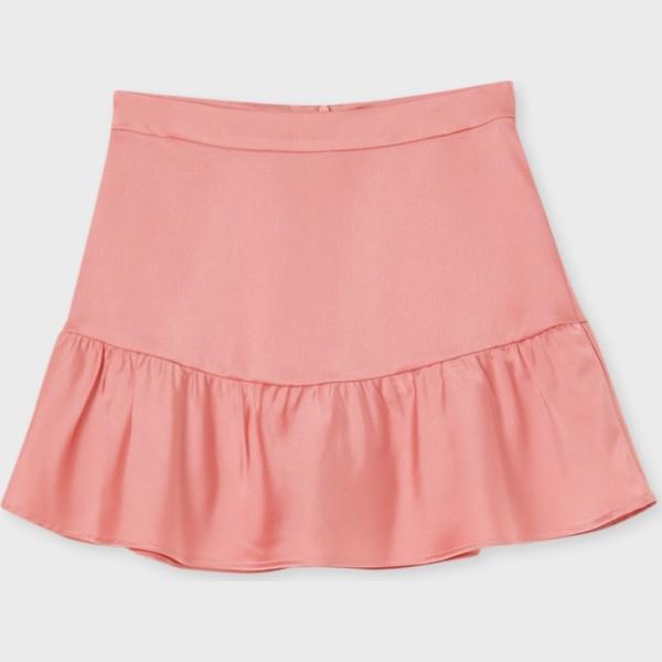 pantaloni corti Calliope rosa tinta unita