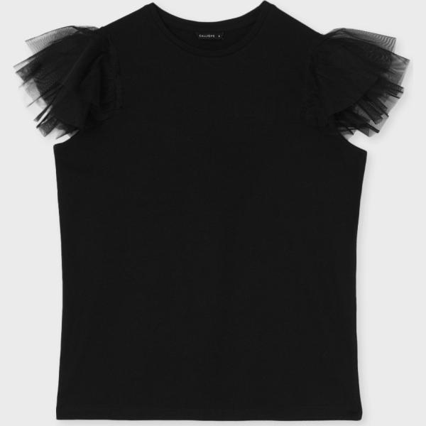 t-shirt Calliope nero