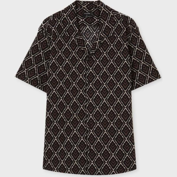 camicie a manica corta Calliope nero