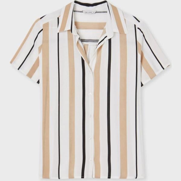 camicie Calliope bianco a righe