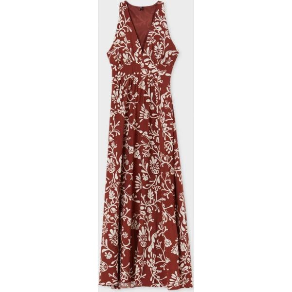 vestiti lunghi Calliope rosso