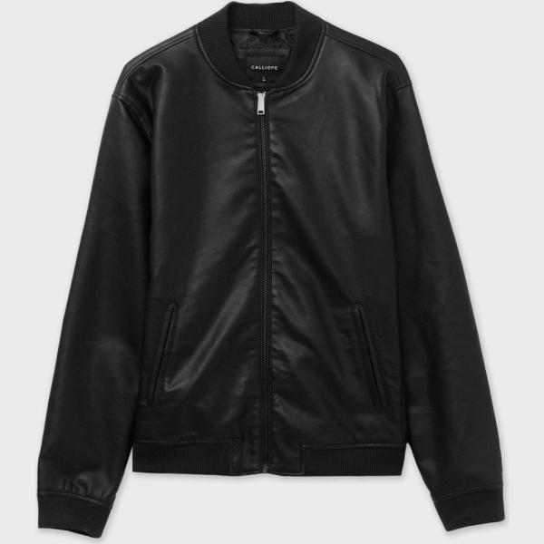 bomber Calliope nero tinta unita