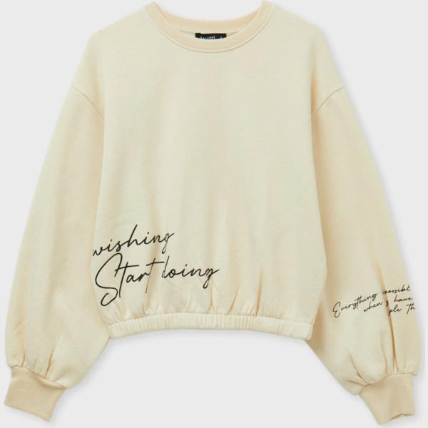 felpe Calliope bianco con stampe