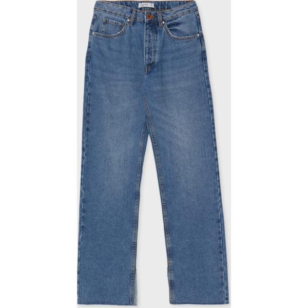 jeans dritti Calliope blu tinta unita