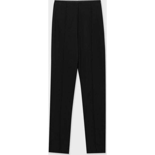 pantaloni Calliope nero tinta unita