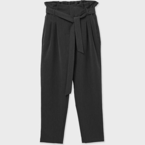 pantaloni Calliope nero tinta unita