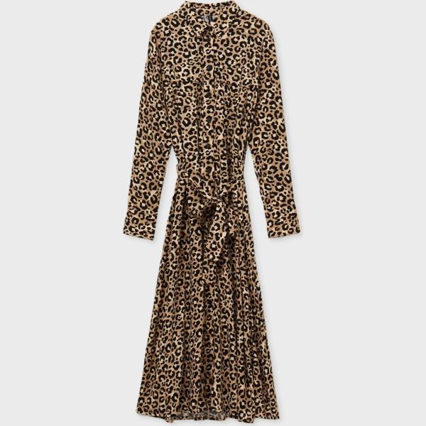 vestiti chemisier Calliope marrone animalier