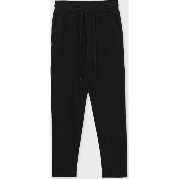pantaloni Calliope nero tinta unita