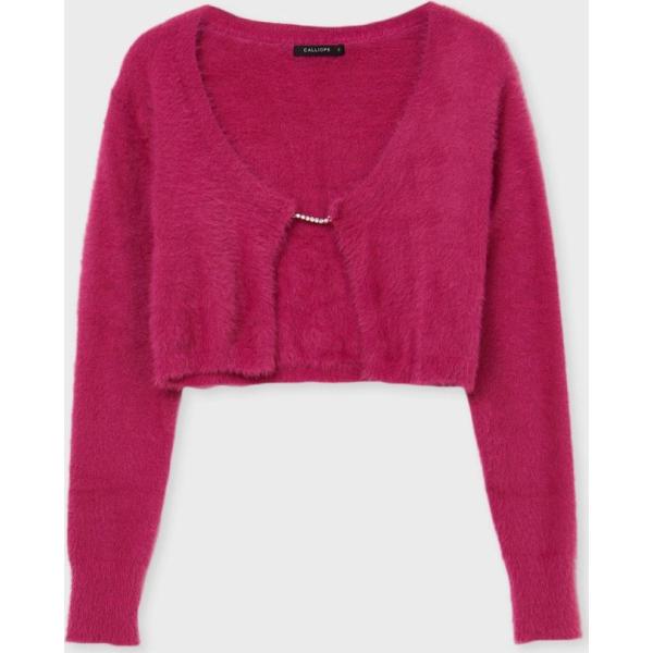 cardigans Calliope rosso tinta unita