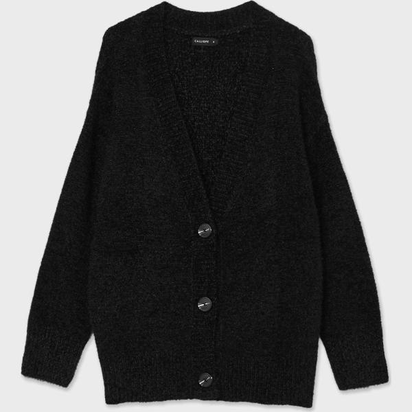 cardigans Calliope nero tinta unita