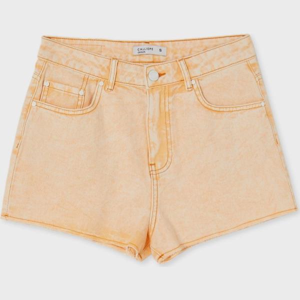 shorts Calliope marrone tinta unita