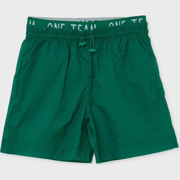 shorts Calliope verde tinta unita