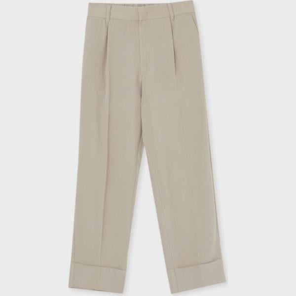 pantaloni Calliope marrone tinta unita