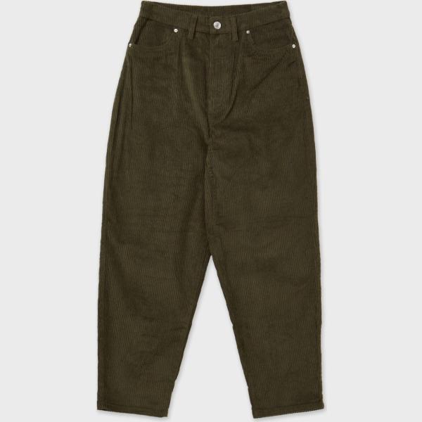 pantaloni Calliope verde tinta unita