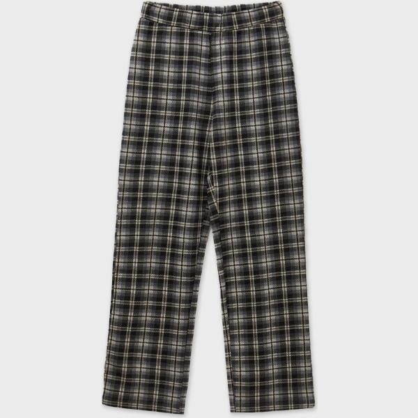 pantaloni a palazzo Calliope grigio a quadri