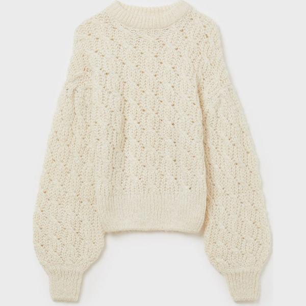 maglieria Calliope bianco tinta unita