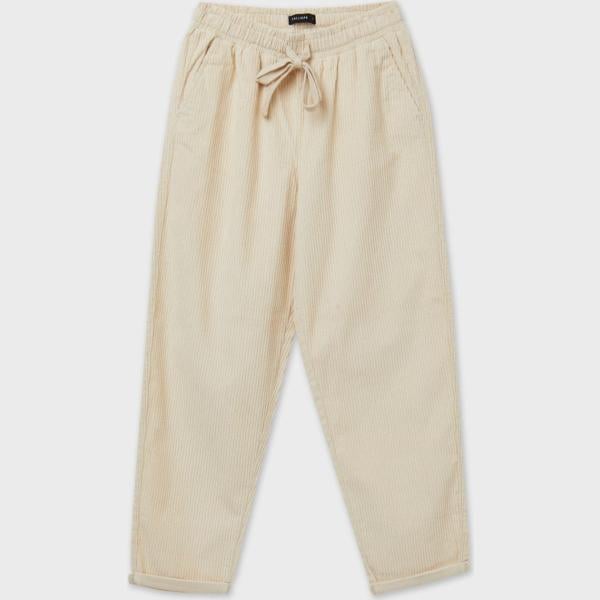 pantaloni Calliope bianco tinta unita