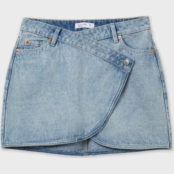 gonne Calliope blu tinta unita