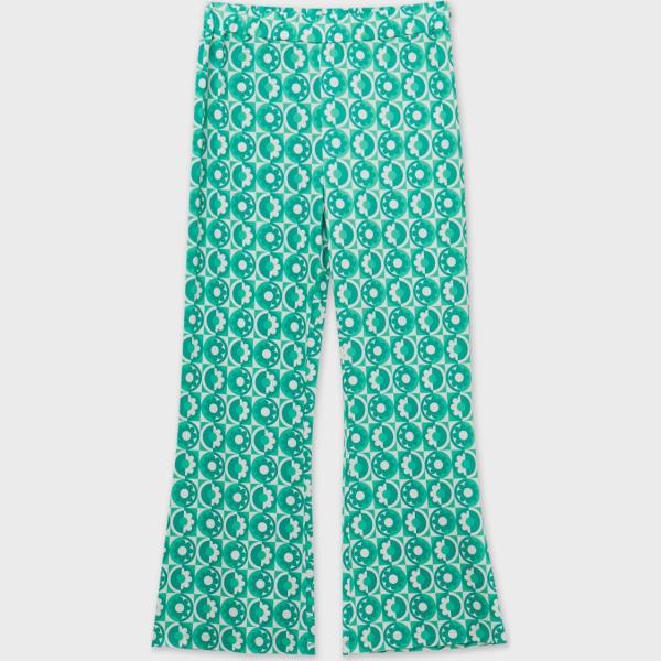 leggings Calliope verde geometrica