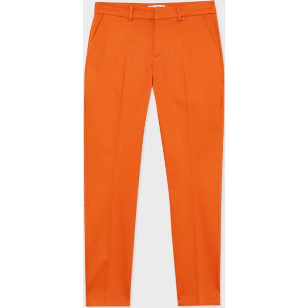 pantaloni capri Calliope arancione tinta unita