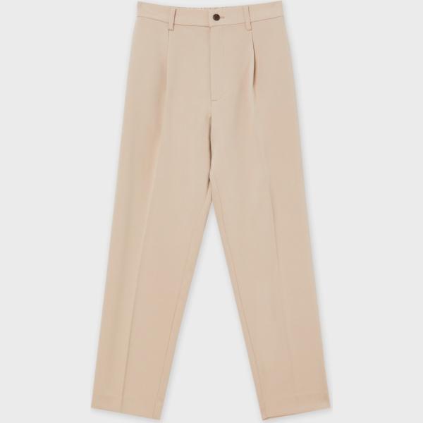 pantaloni Calliope marrone tinta unita