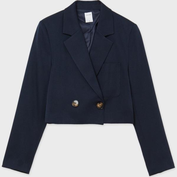 blazer Calliope nero tinta unita